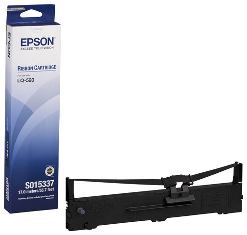 Taśma do drukarki Epson czarny black | LQ-590 Taśma do drukarki Epson czarny black | LQ-590
