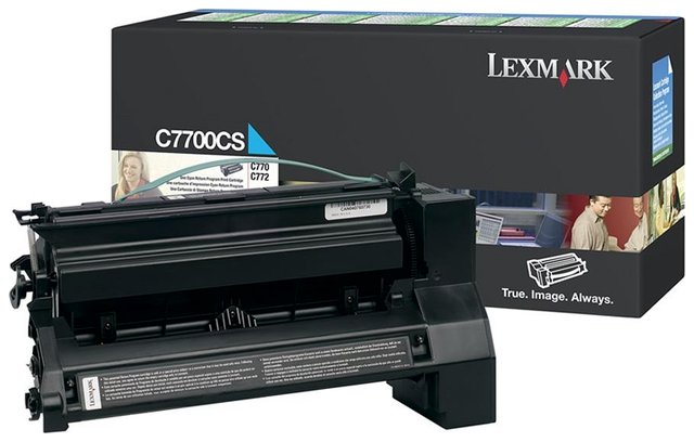 Lexmark Toner C77x cyan kaseta zwrotna Lexmark Toner C77x cyan kaseta zwrotna