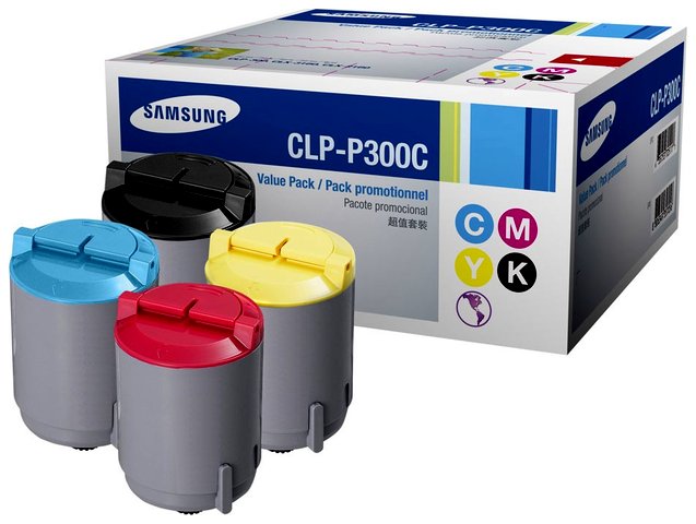 Komplet tonerów CMYK do CLP-300/300N Komplet tonerów CMYK do CLP-300/300N